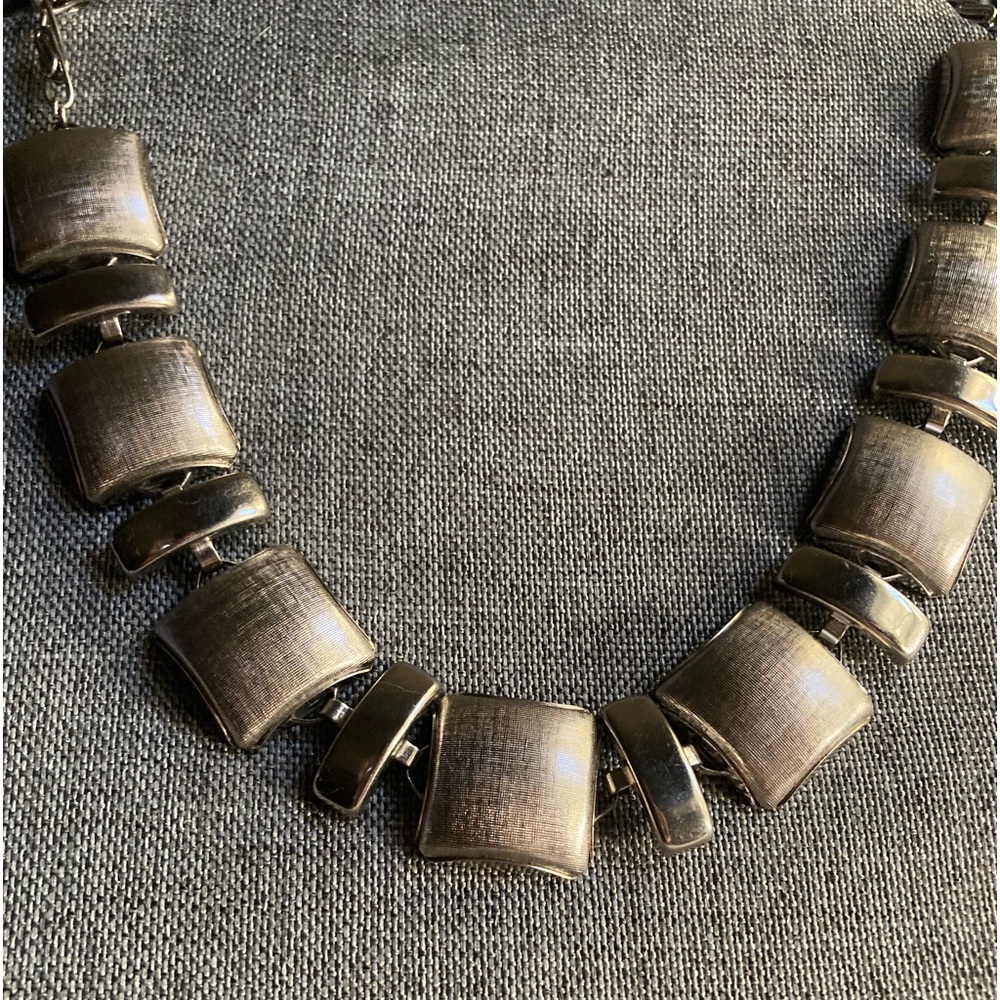 Estate statement box necklace